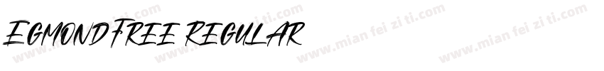 EgmondFree Regular字体转换